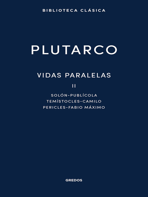 Title details for Vidas paralelas II by Plutarco - Available